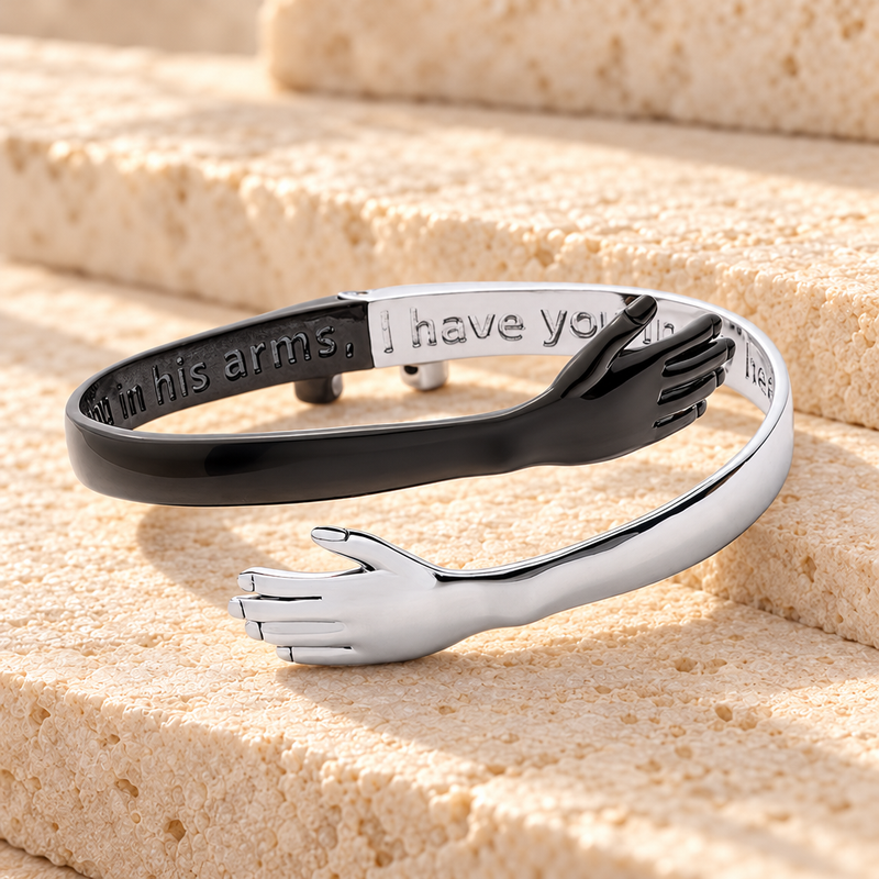 Stainless Steel Forever Embraced Bracelet Cremation Jewelry