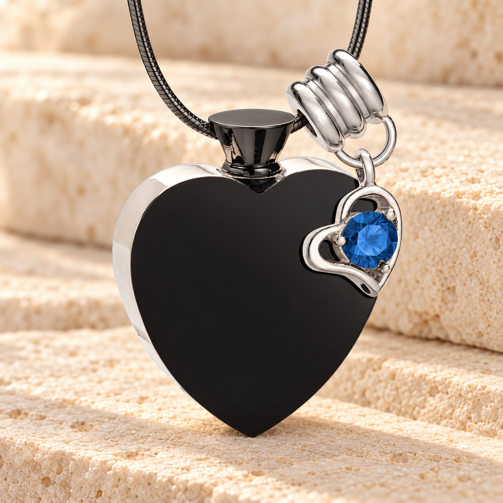 Stainless September Everlasting Journey Urn Pendant — main — evr5013sep
