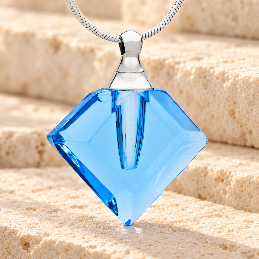 Glass Locket Joy Necklace Urn — main — evr2032
