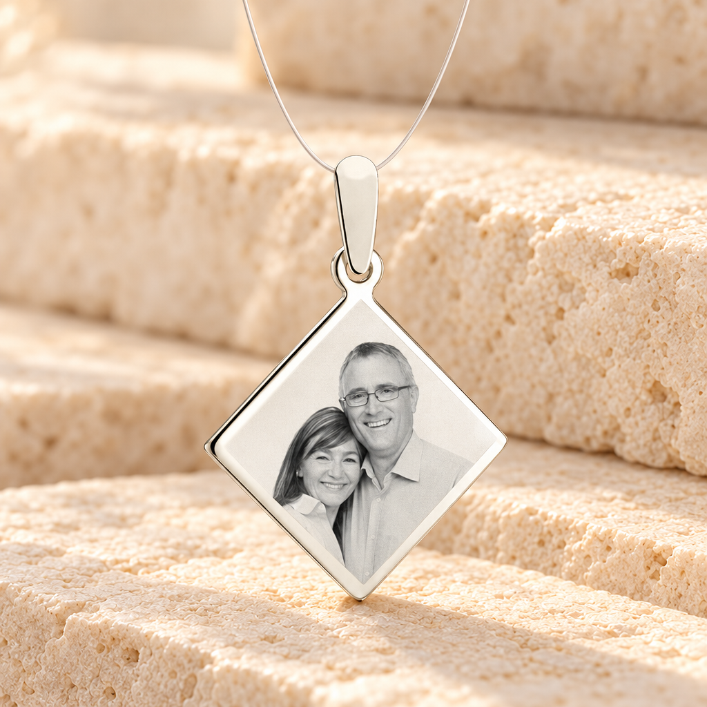 Diamond Photo Engraved Stainless Guardian — main — evr7404s