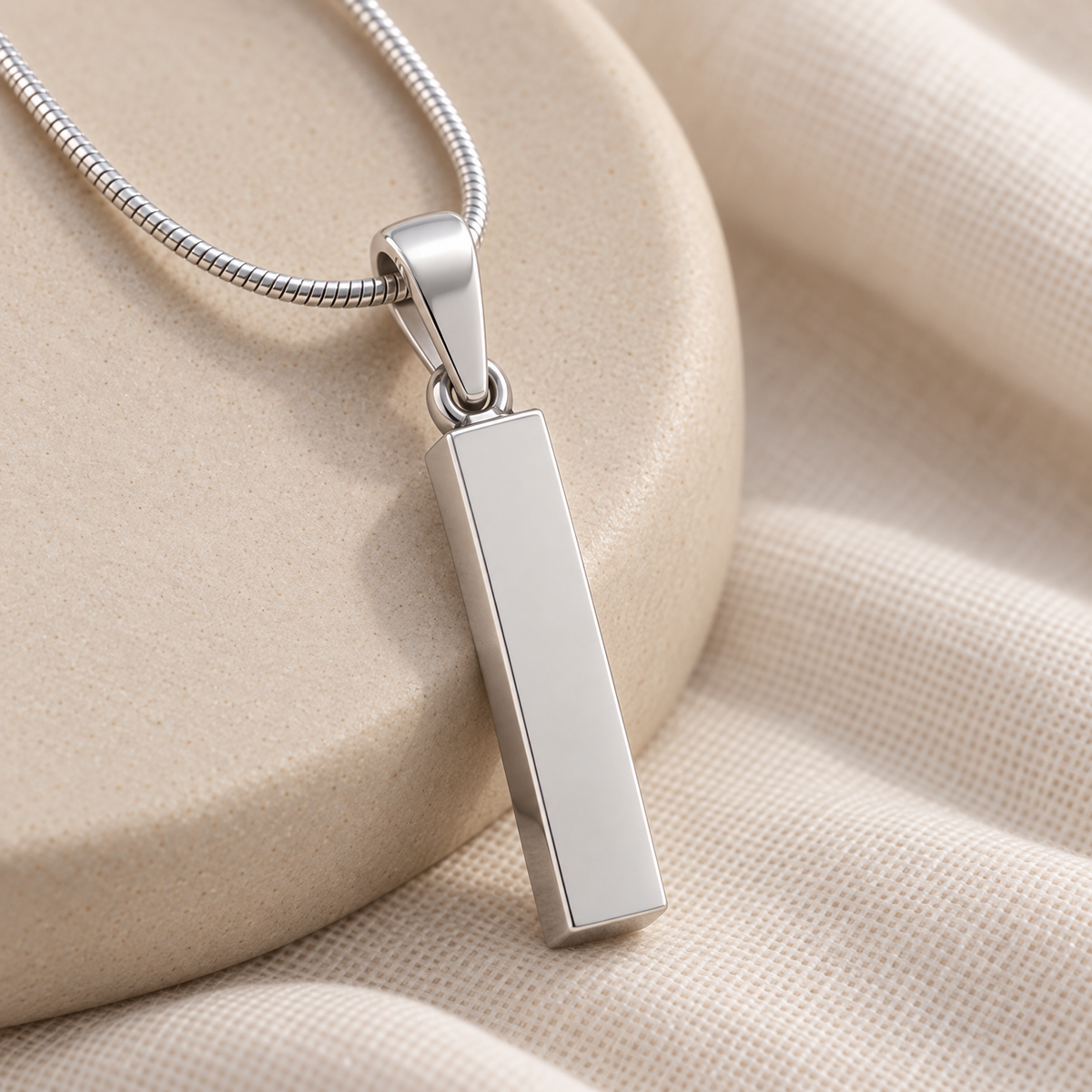 14K White Gold Faithfulness Cylinder Forever Sealed Memorial Jewelry — alternate view — evr20029wgfs