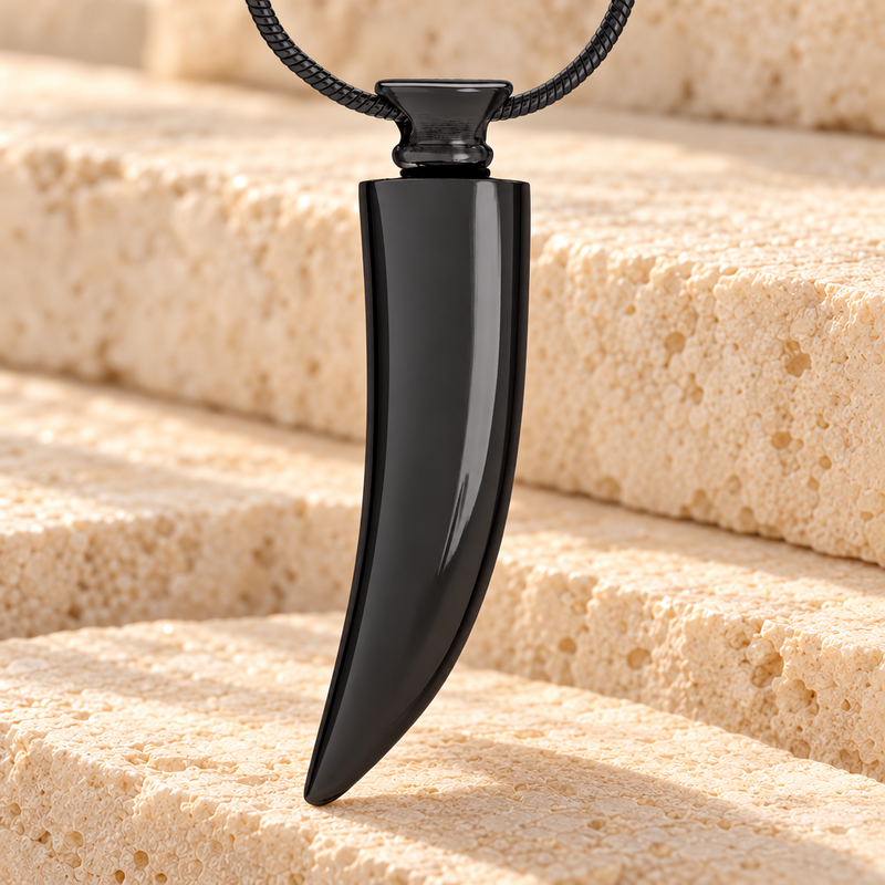 Black Ardor Cremation Pendant