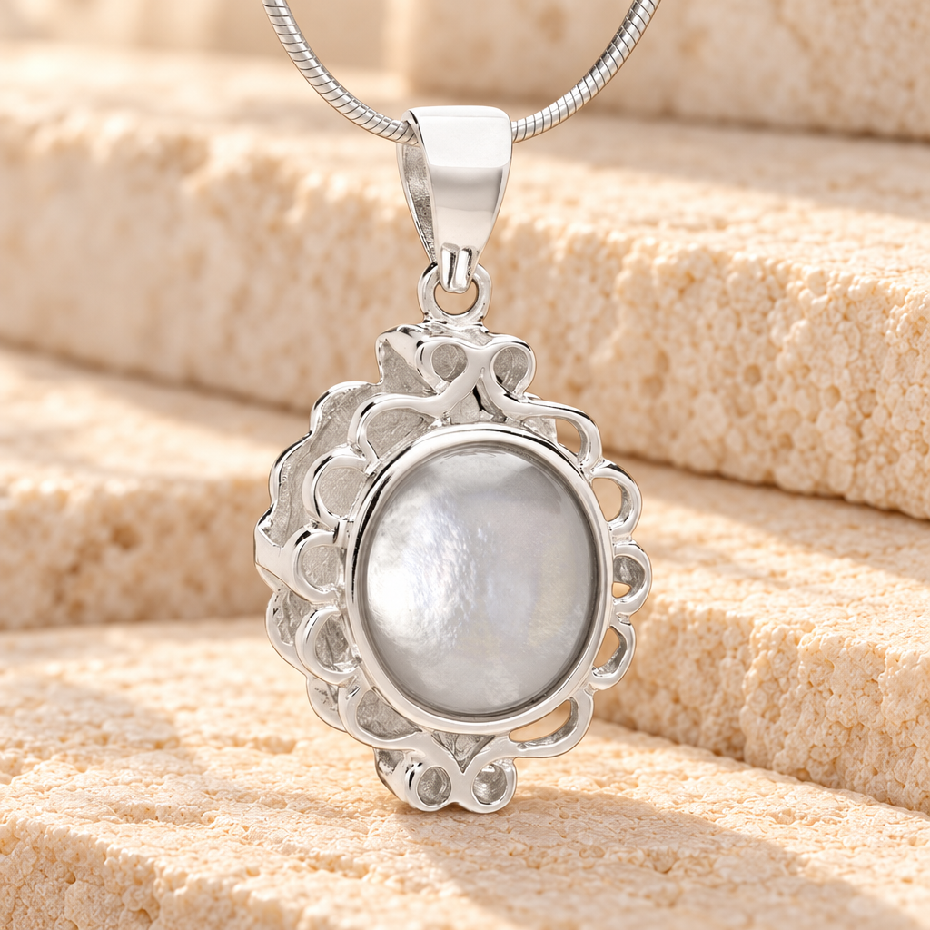 Silver Believe Cremation Jewelry — main — evr6480ss