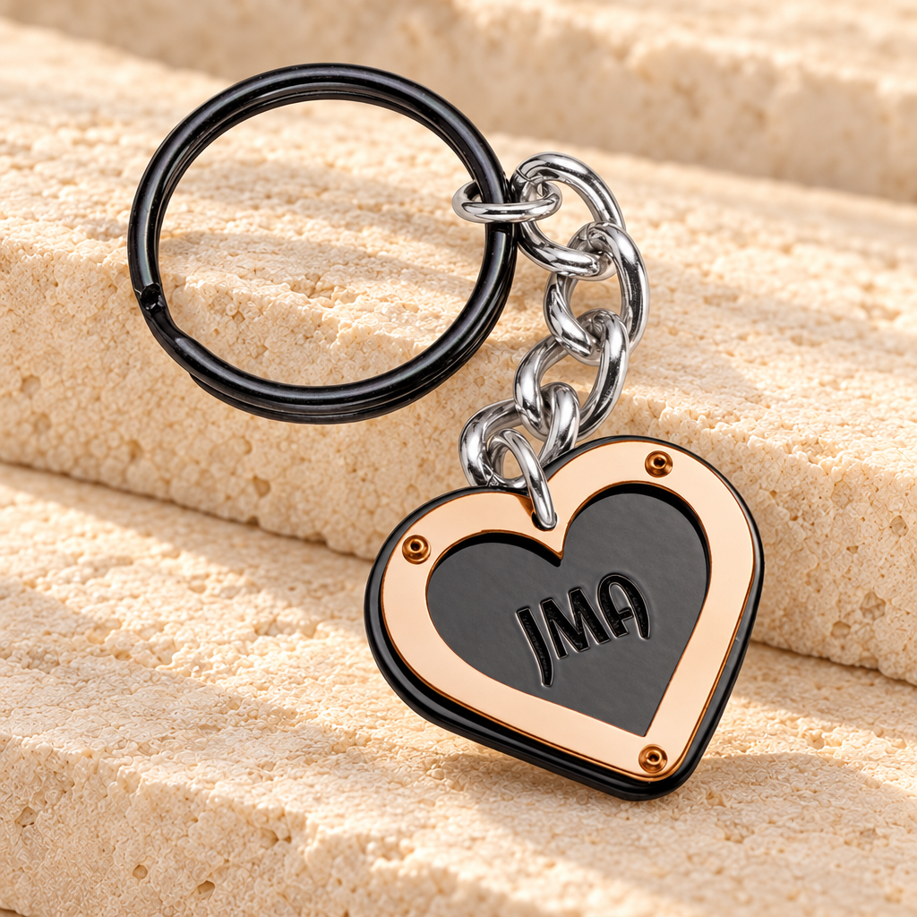 Memorial Initial Keychain — main product image