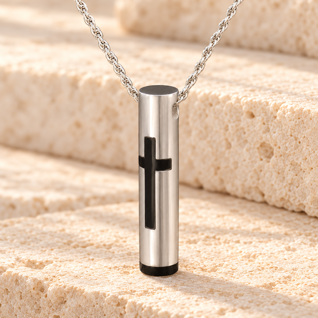 14K White Gold Providence Urn Necklace — main — evr811wg