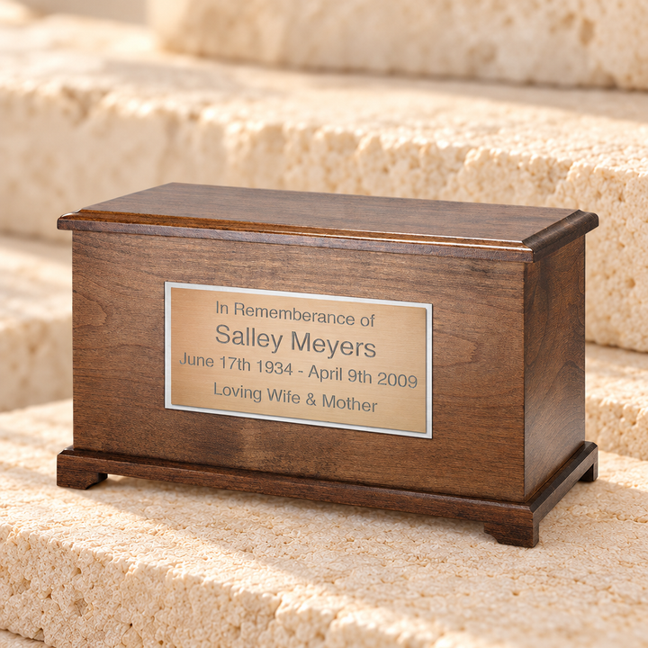 Walnut Destiny Cremation Urn