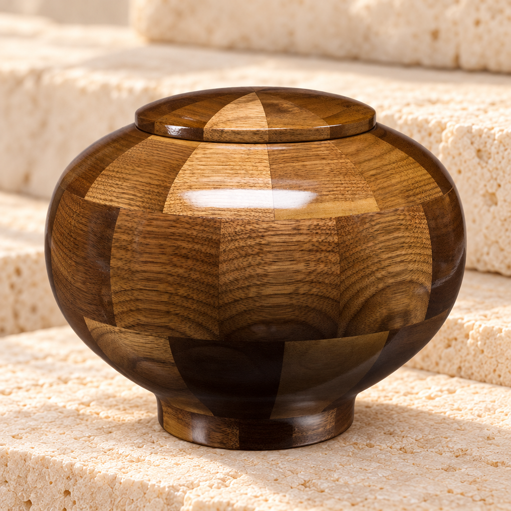 Wisdom Urn in Black Walnut-Large — main — evr5341