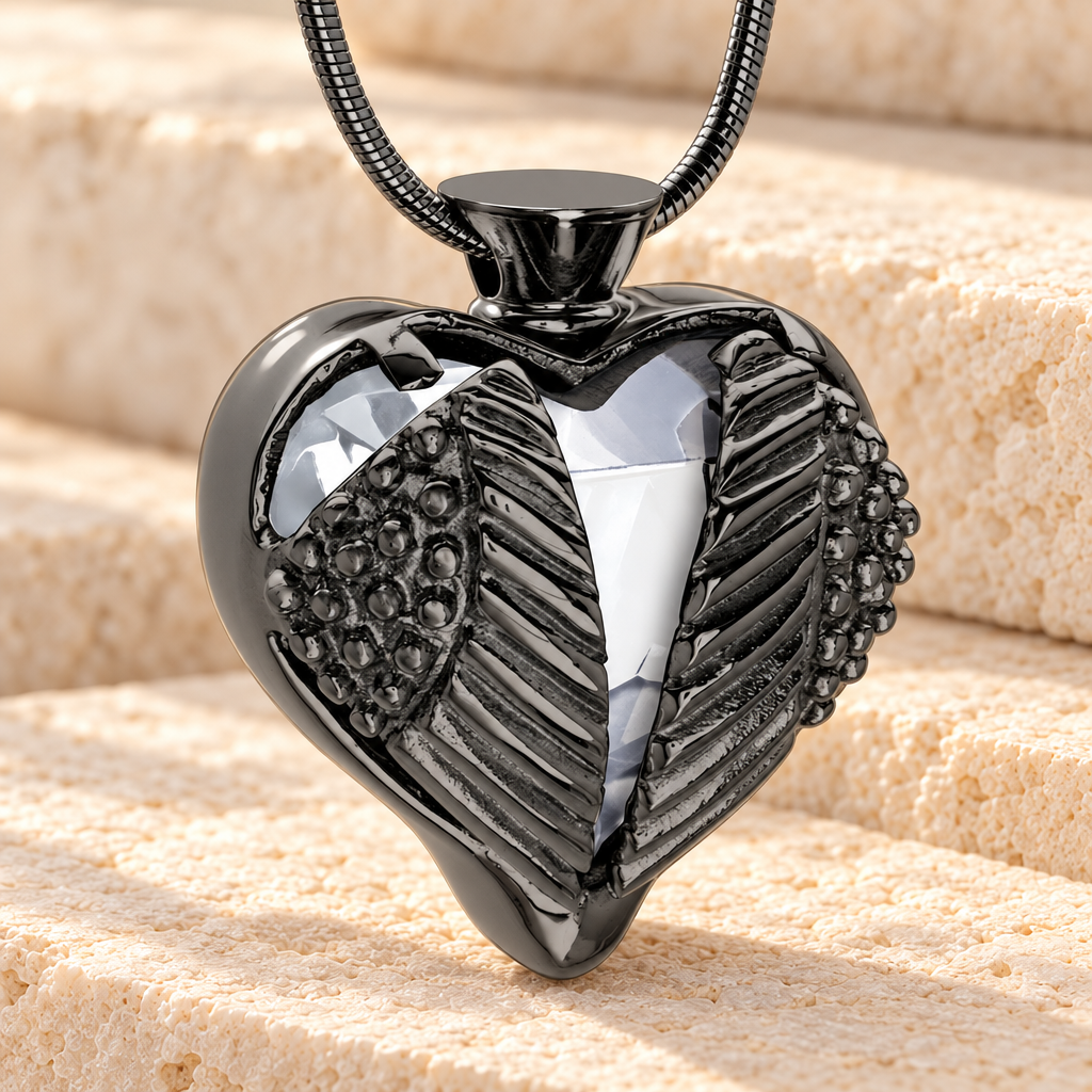 Clear Eternal Flight Cremation Jewelry — main — evr6602clear