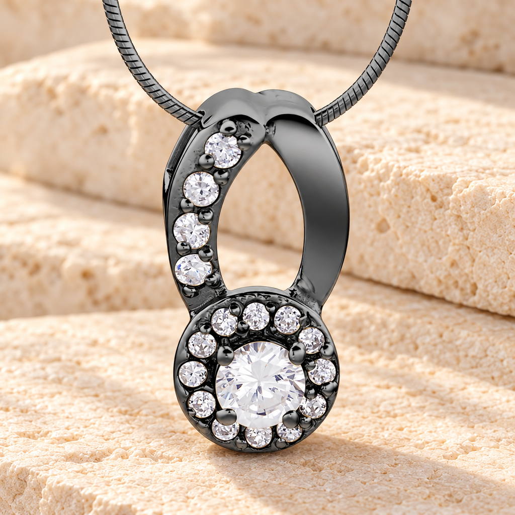 Black Simplicity Memorial Jewelry — main — evr6100b