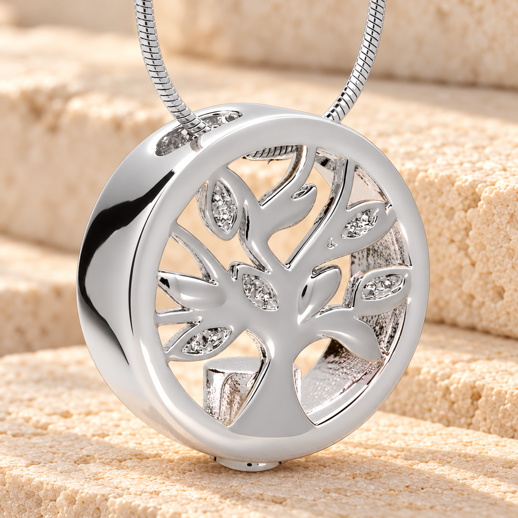 Sterling Silver Ancestry Memorial Jewelry — main product image