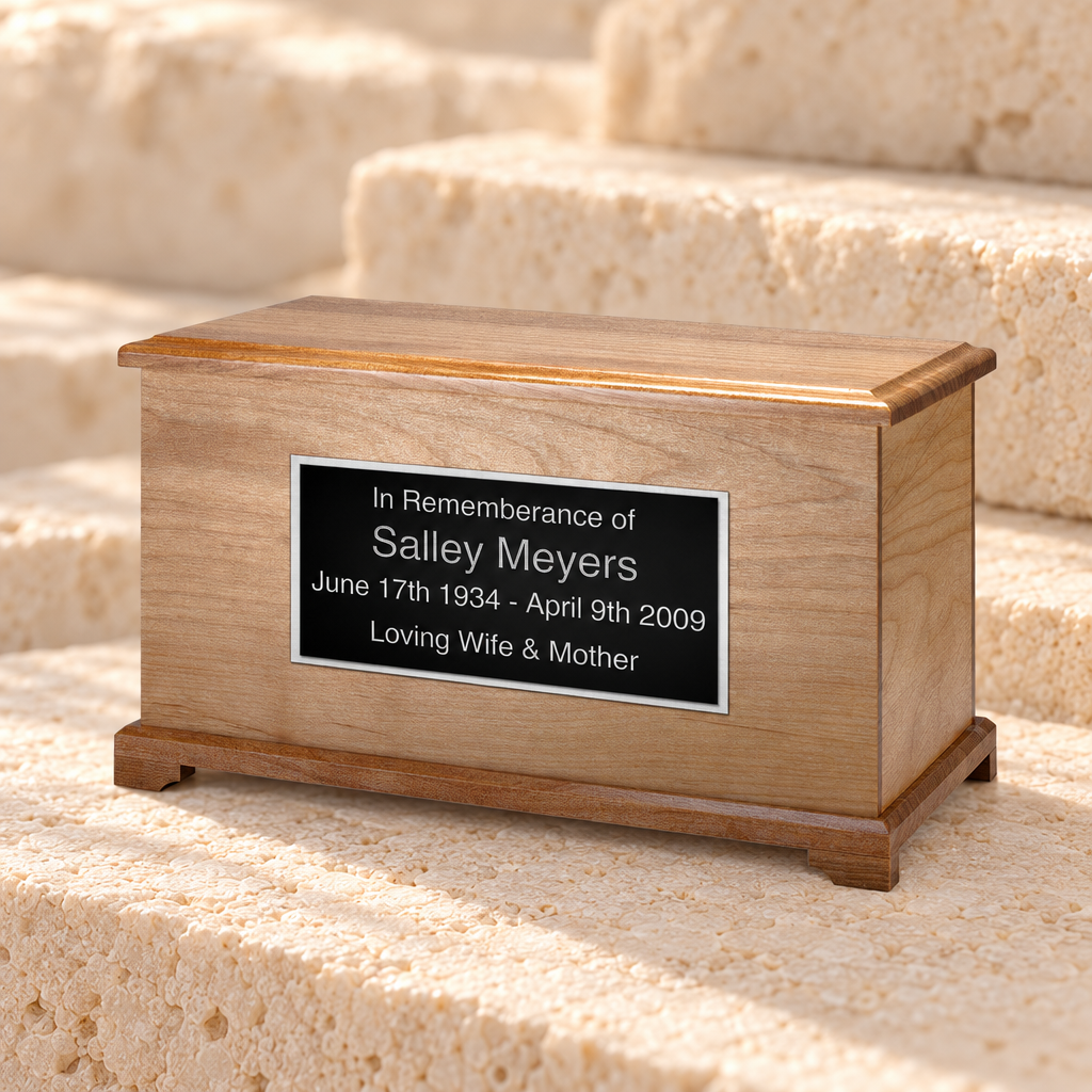 Natural Alder Kindred Cremation Urn — main — evr9131