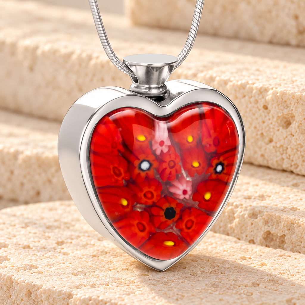 Embers of Love Heart Cremation Locket — main — evr6072