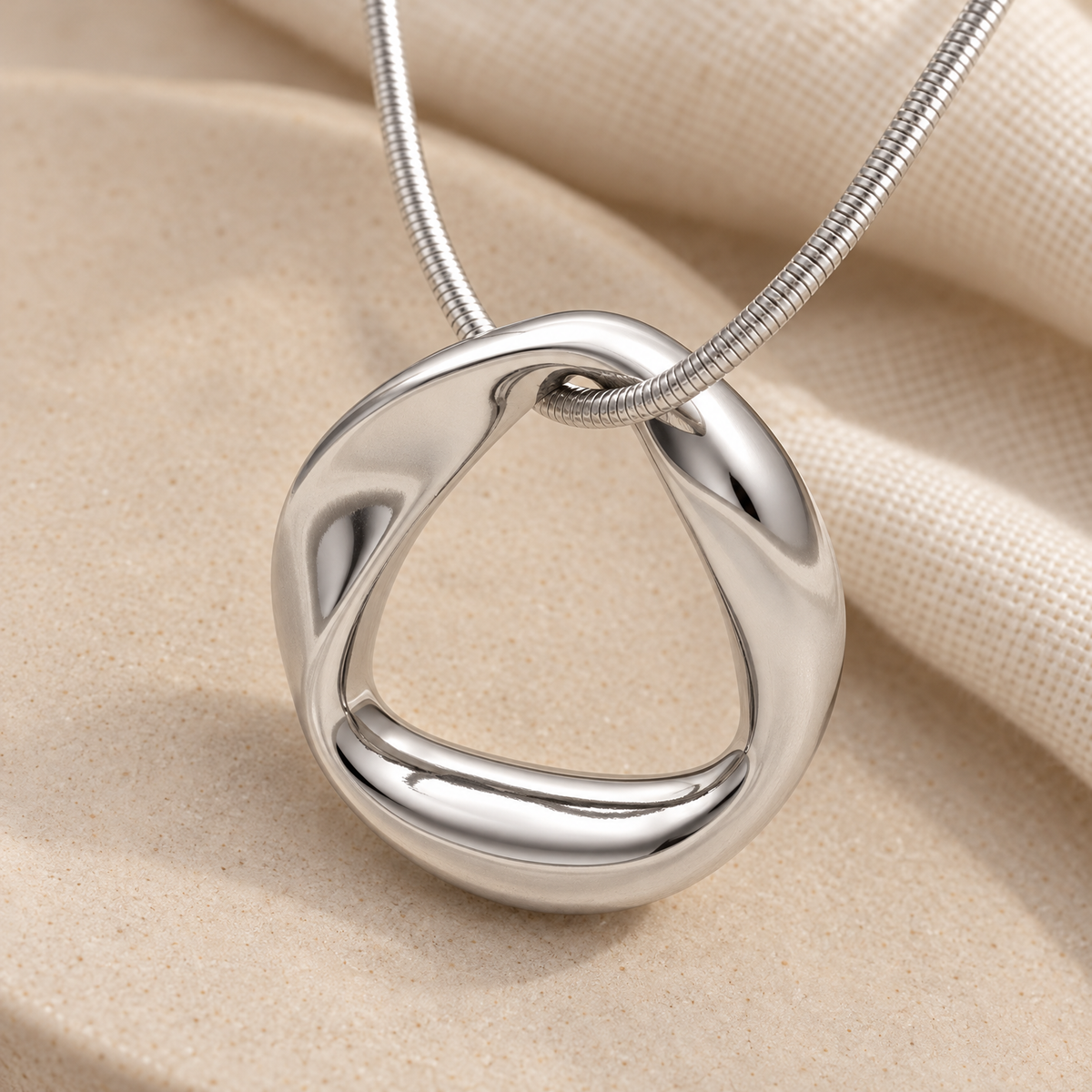 14K White Gold Helix Round Forever Sealed Memorial Jewelry — alternate view — evr20020wgfs