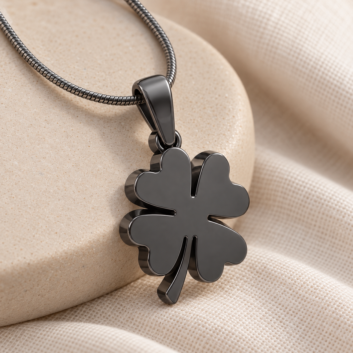 Black Plated Irelyn Forever Sealed Memorial Jewelry — alternate view — evr20011blfs