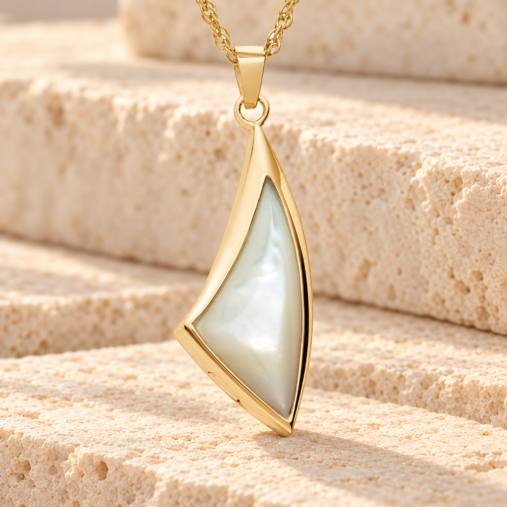 14K Gold Sail Away Urn Necklace — main — evr863kg