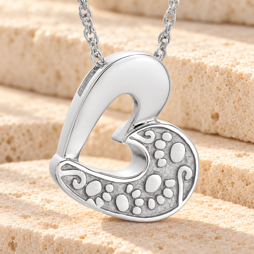 14k White Gold Tender Memory Pet Cremation Jewelry — main — evr6030wg
