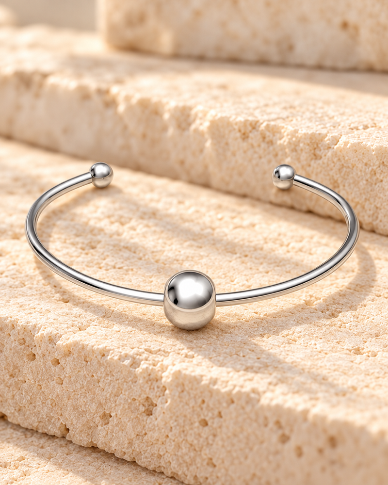Sterling Silver Sliding Cape Forever Sealed Memorial Bracelet