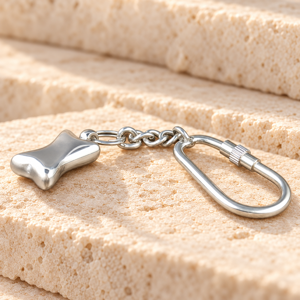 Forever Collection Silver Timeless Keychain Ash Jewelry — main — evr1055