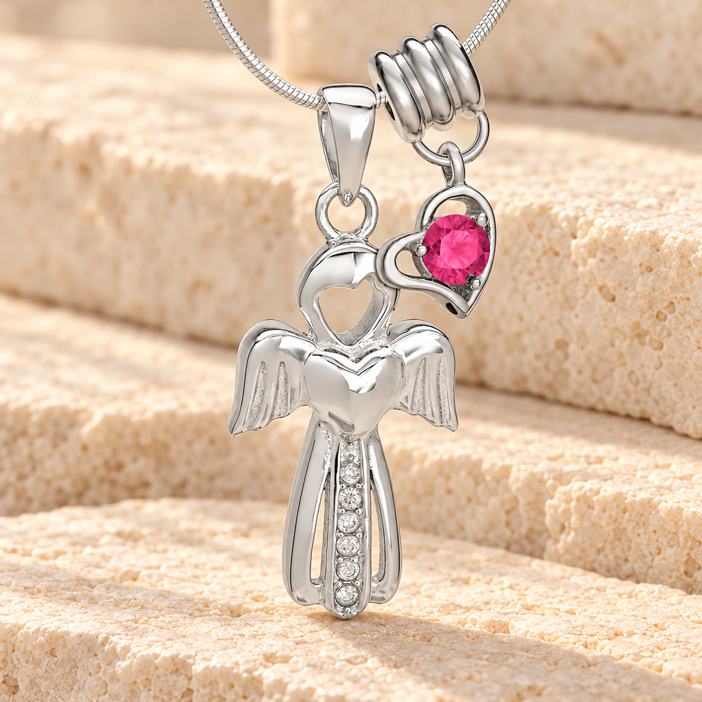 October Virtuous Angel Memorial Jewelry — main — evr6153oct