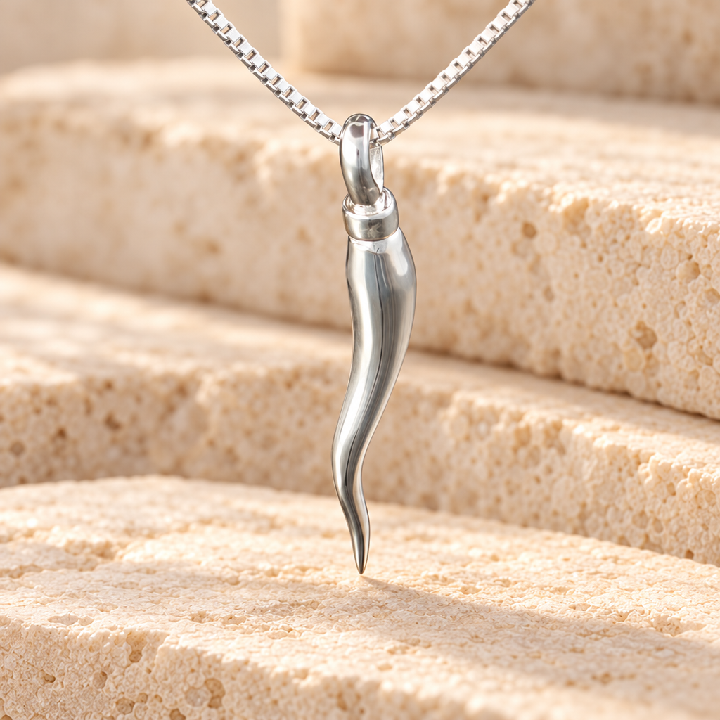 Sterling Silver Bella Urn Necklace — main — evr920ss
