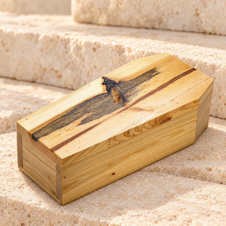 Knotty Pine Casket Cremation Urn