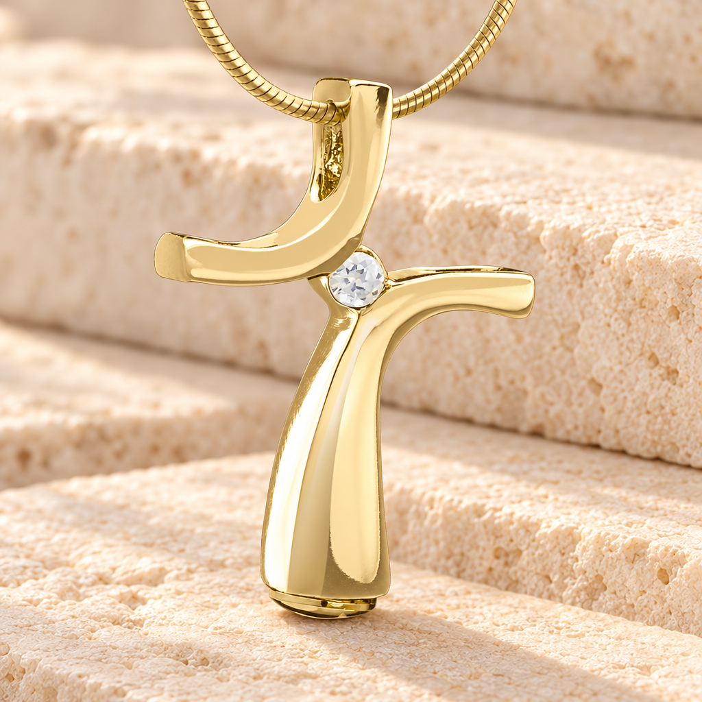 Gold Plated Desired Cremation Jewelry — main — evr6479g