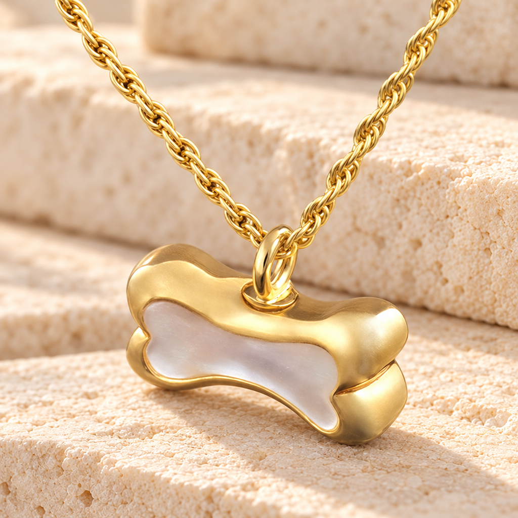 Gold Plated Pearly Bone Ash Locket — main — evr949gv