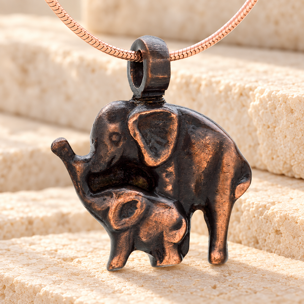 Night Elephants Cremation Jewelry — main — evr6056