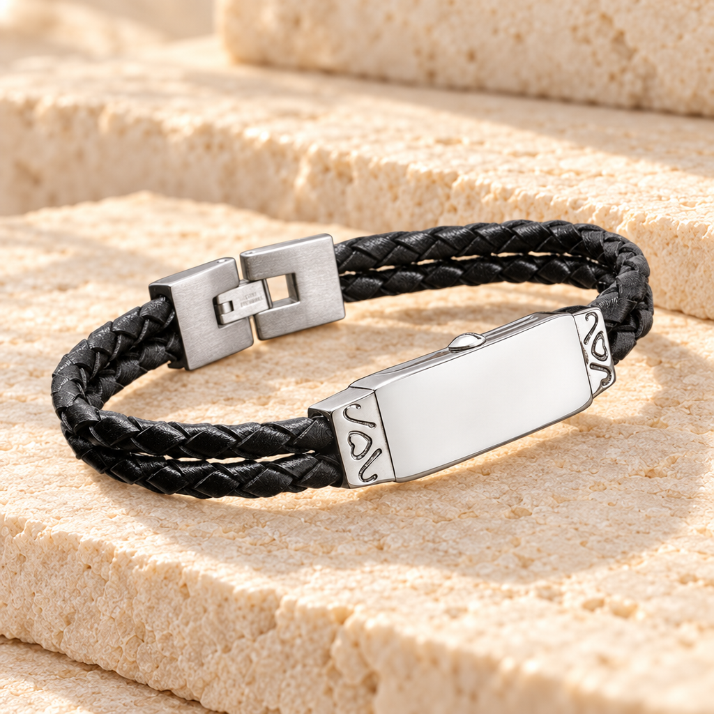 Silver Remembrance Bracelet Cremation Jewelry — main — evr6513ss