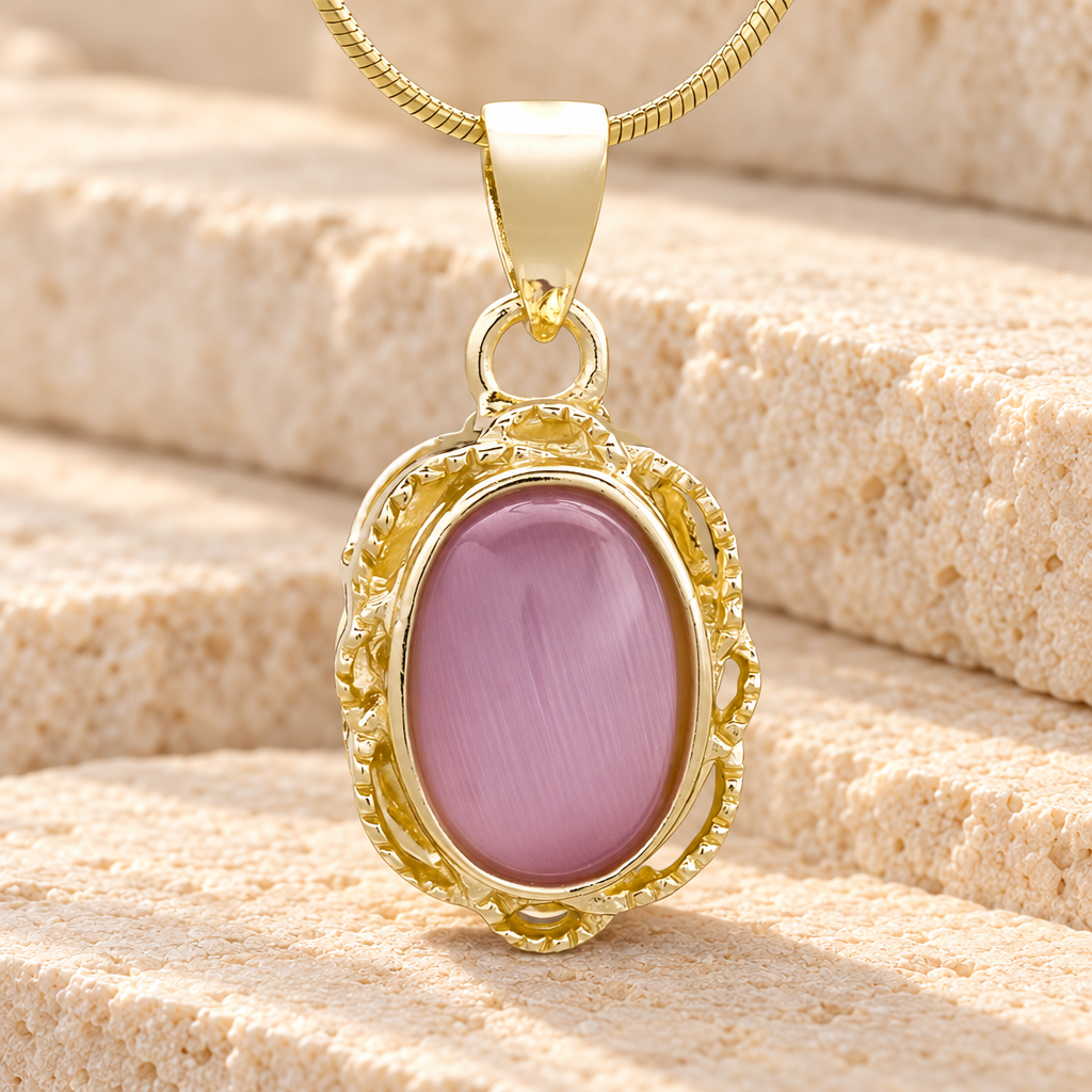 Gold Plated Sunset Cremation Jewelry — main — evr6478g