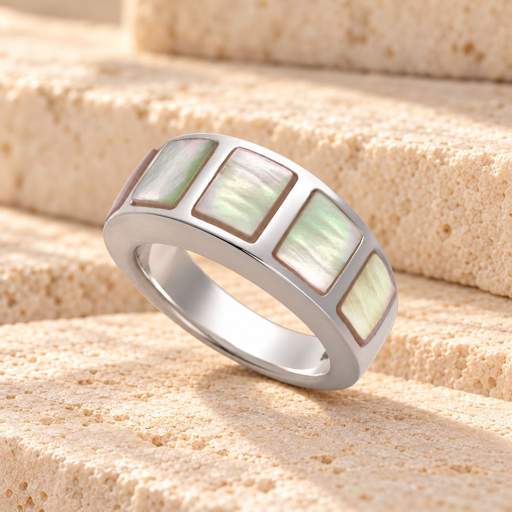 Men's Sterling Silver Gentle  Ashes Ring — main product image