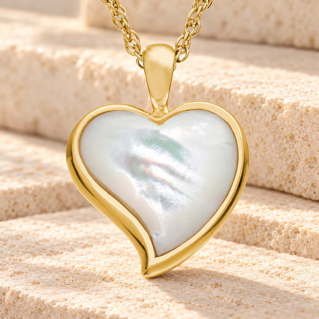 14K Gold Dewy Heart Urn Keepsake — main — evr854kg