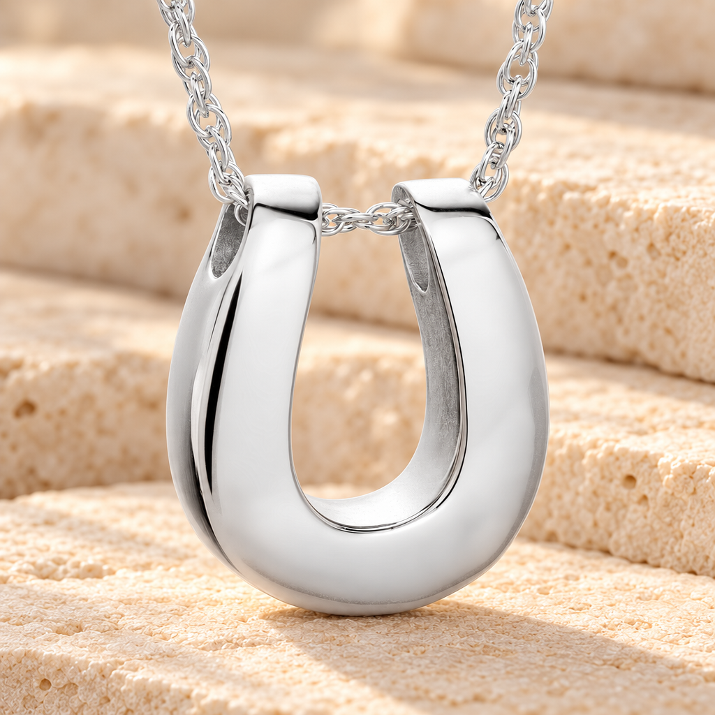 14K White Gold Lucky Memorial Pendant — main — evr813wg