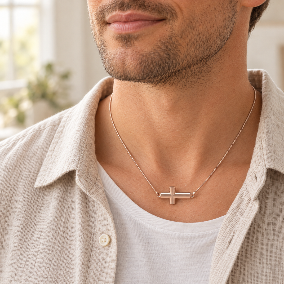 Rose Gold Plated Crossroads Forever Sealed Memorial Jewelry — lifestyle — evr20003rgfs