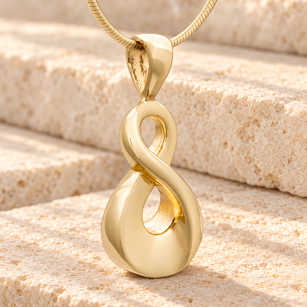 Gold Plated Giving Cremation Jewelry — main — evr6450g