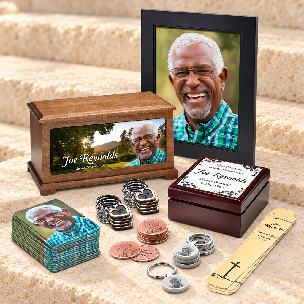 Grand Photo Urn Memorial Package — main product image