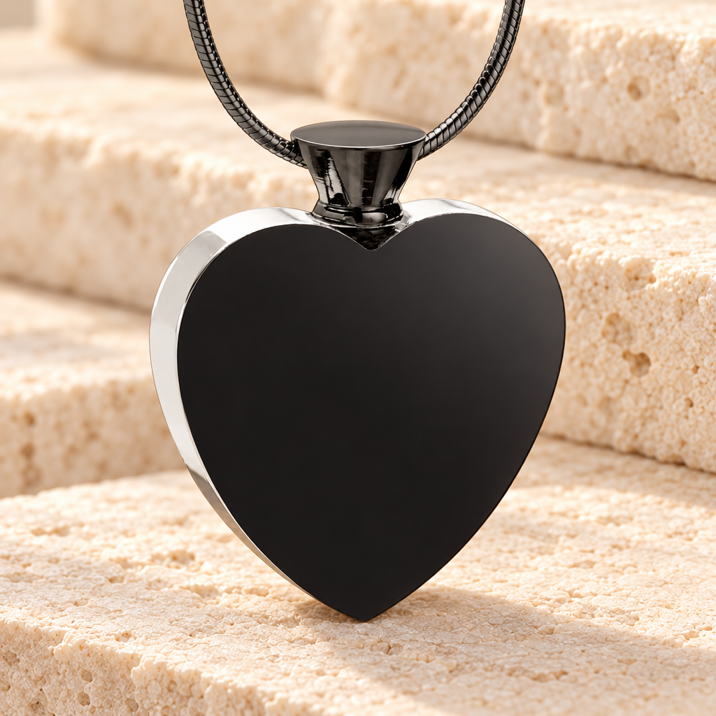 Black Everlasting Journey Urn Pendant — main — evr5013bk