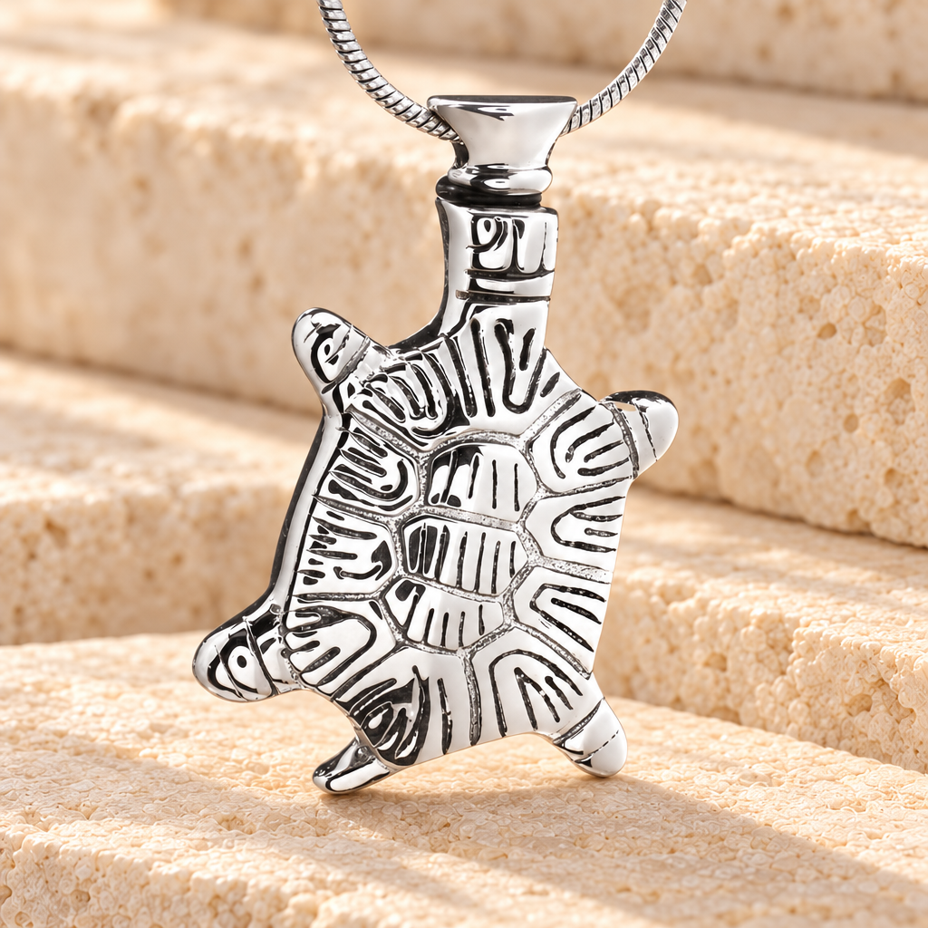 Stainless Turtle Memorial Ash Keepsake — main — evr6058ss