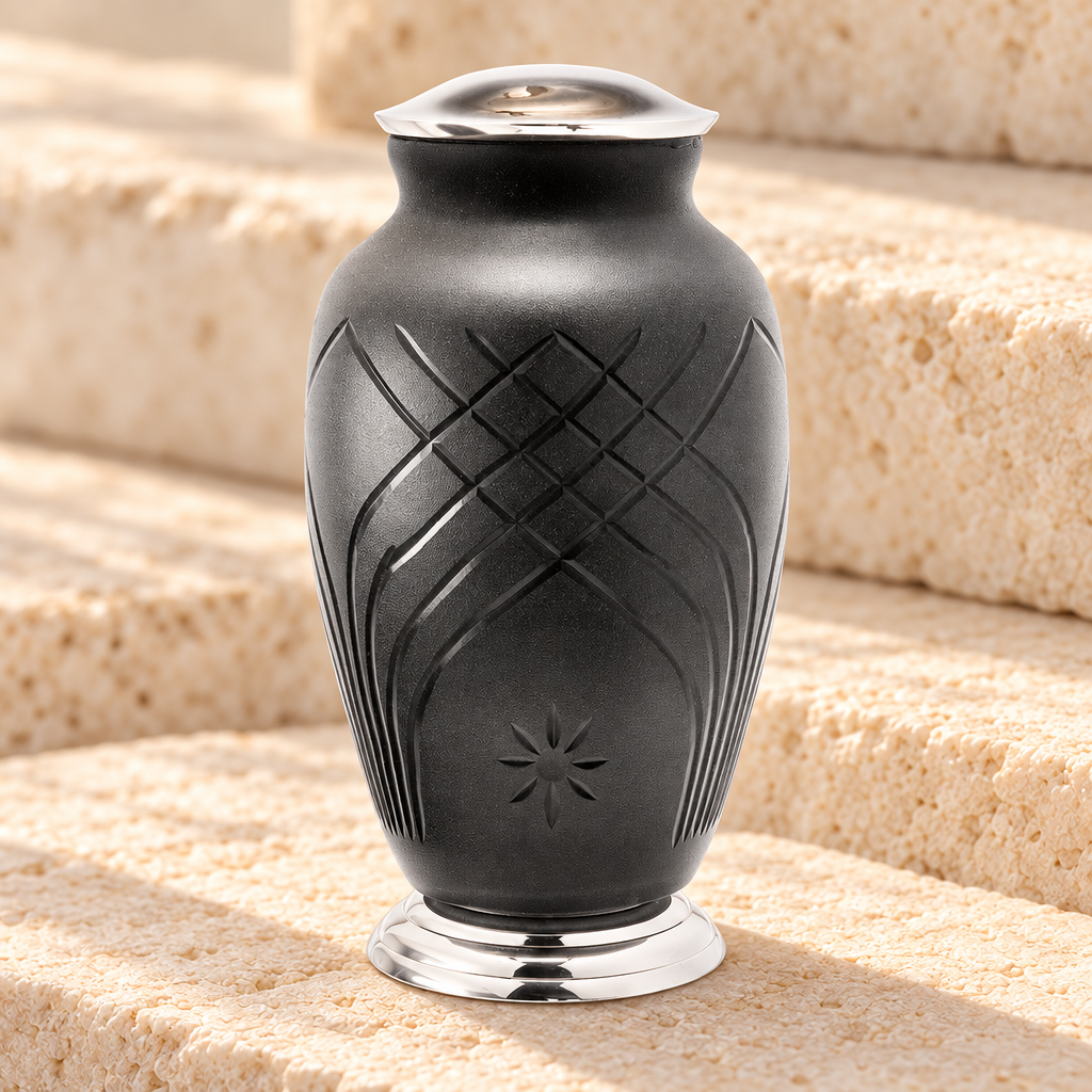 Classica Glass Cremation Urn — main — evr9126