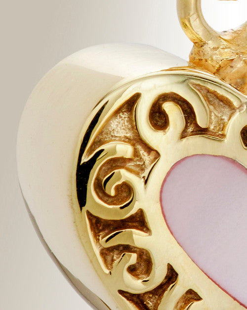 14K Gold Tender Emotions Heart Keepsake